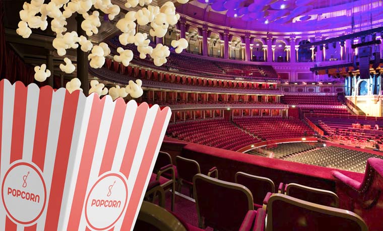 'Popcorngate' snack squabble at BBC Proms concert: Popcorn dispute interrupts Royal Albert Hall performance